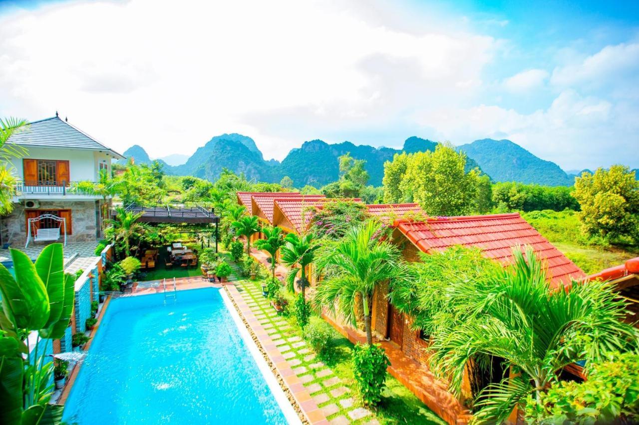 Hillside View Bungalow Homestay フォンニャ エクステリア 写真
